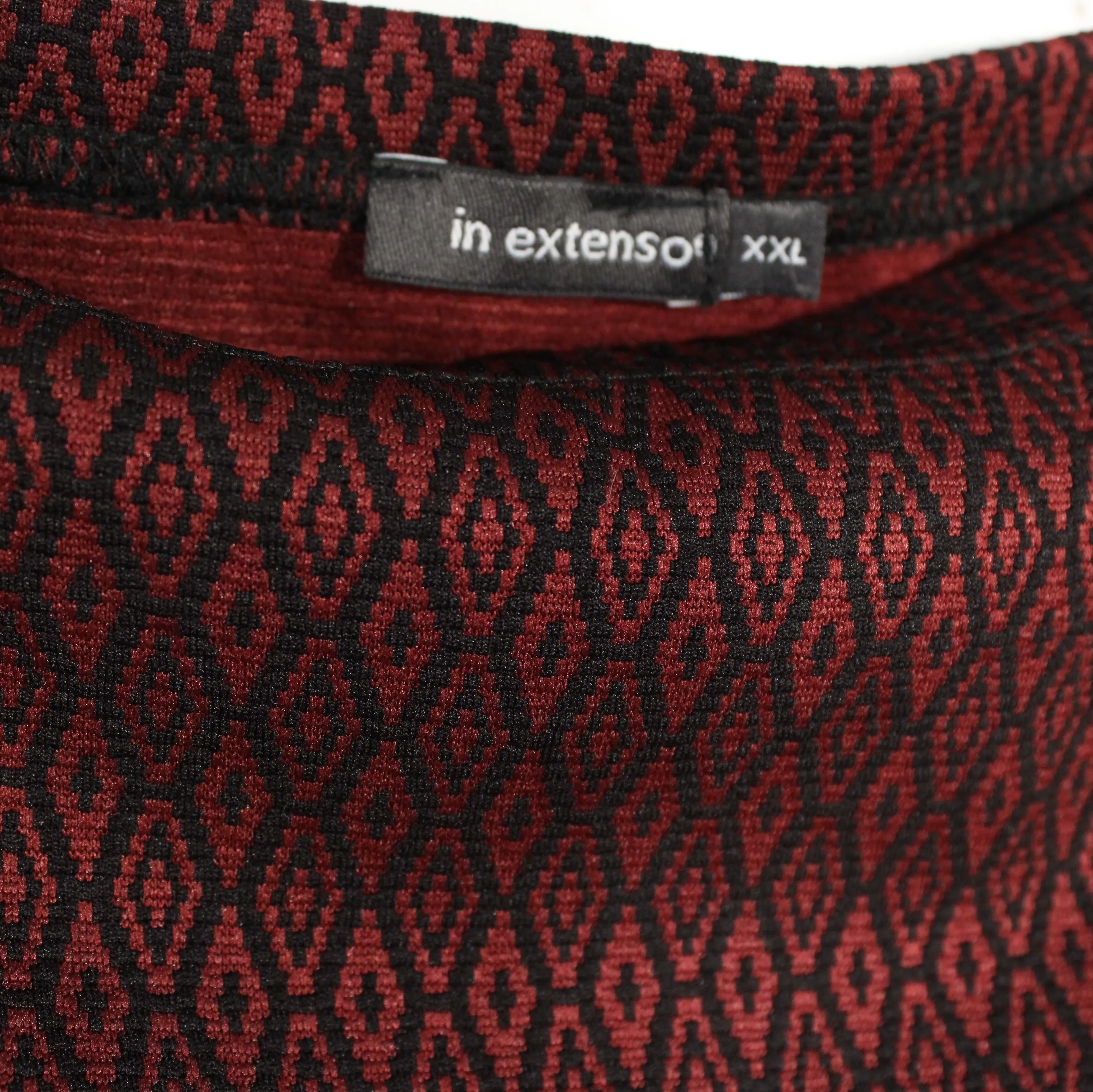 Jupe Bordeaux & Noire IN EXTENSO Taille XXL